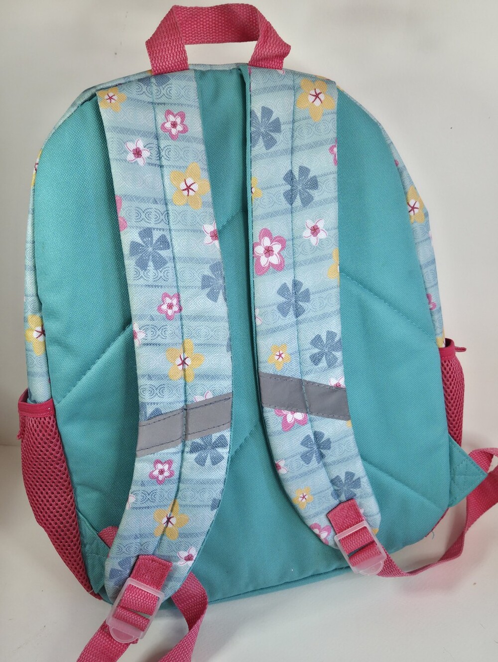 Moana 2 Kids Backpack, Pink Blue Tropical. 5PC Set Disney Moana School Supplies - Picture 4 of 7